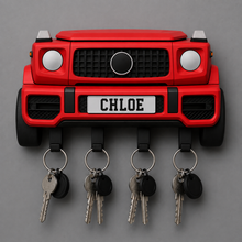 Personalized Luxury SUV Key Holder, Custom Name 3D Printed Wall Key Rack