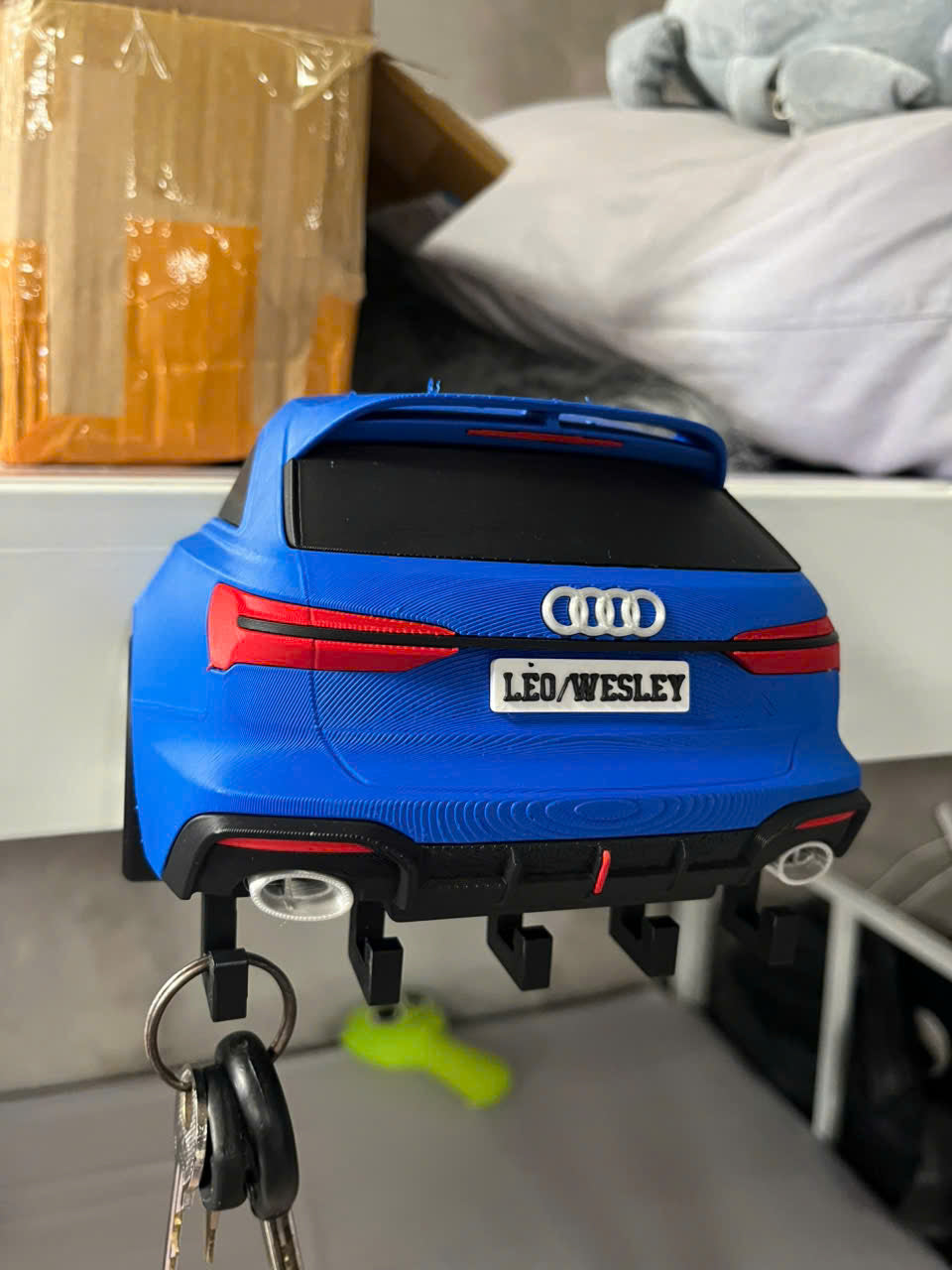Never seen a key holder designed like a car before. Such a fun and creative product.