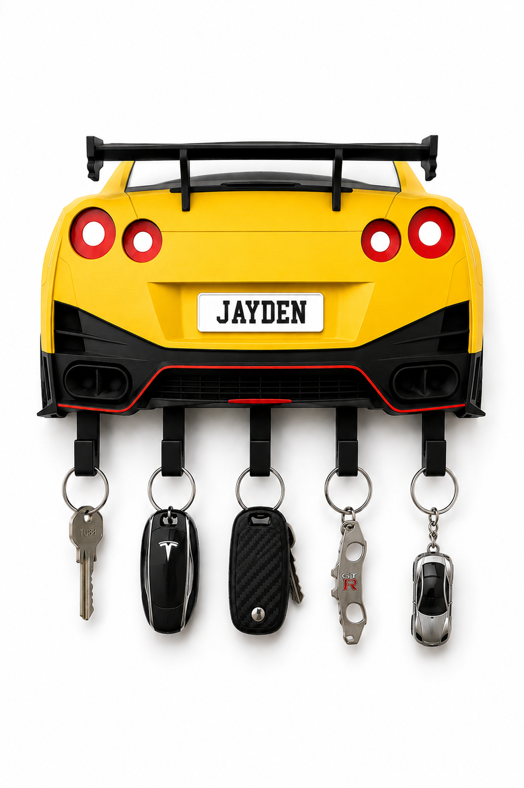 Personalized Sports Car Key Holder, Custom Wall Decor