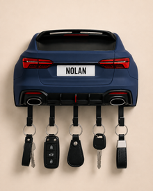 Custom Sports Car Key Holder, Personalized Name Decor