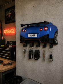 Personalized Sports Car Key Holder, Custom Wall Decor