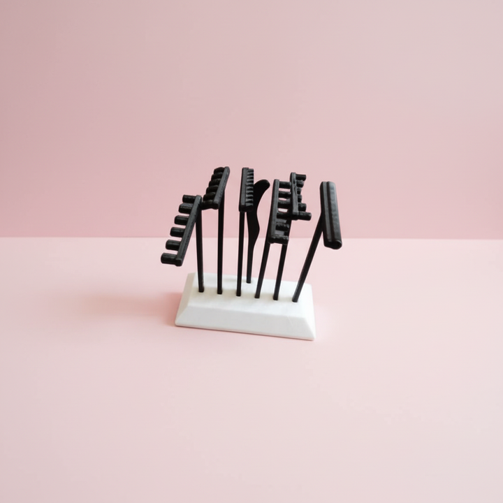 Galactic Zen Garden Sand Tray – Sci-Fi Desktop Sandbox, Stress Relief Fidget Desk Toy, 3D Printed Space Office Desk Decor Gift