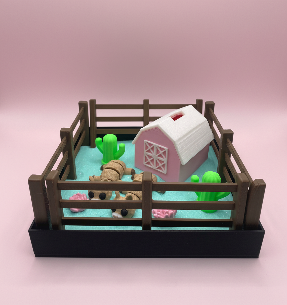 Llama Mini Zen Garden Sand Tray Kit Cute Farm Desk Decor Mini Sand Garden Stress Relief Desk Toy 3D Printed Office Cubicle Decor Gift