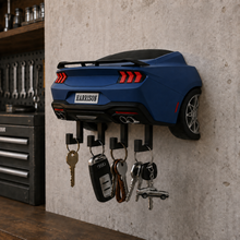 Custom Supercar Key Holder, Personalized Name Wall Decor