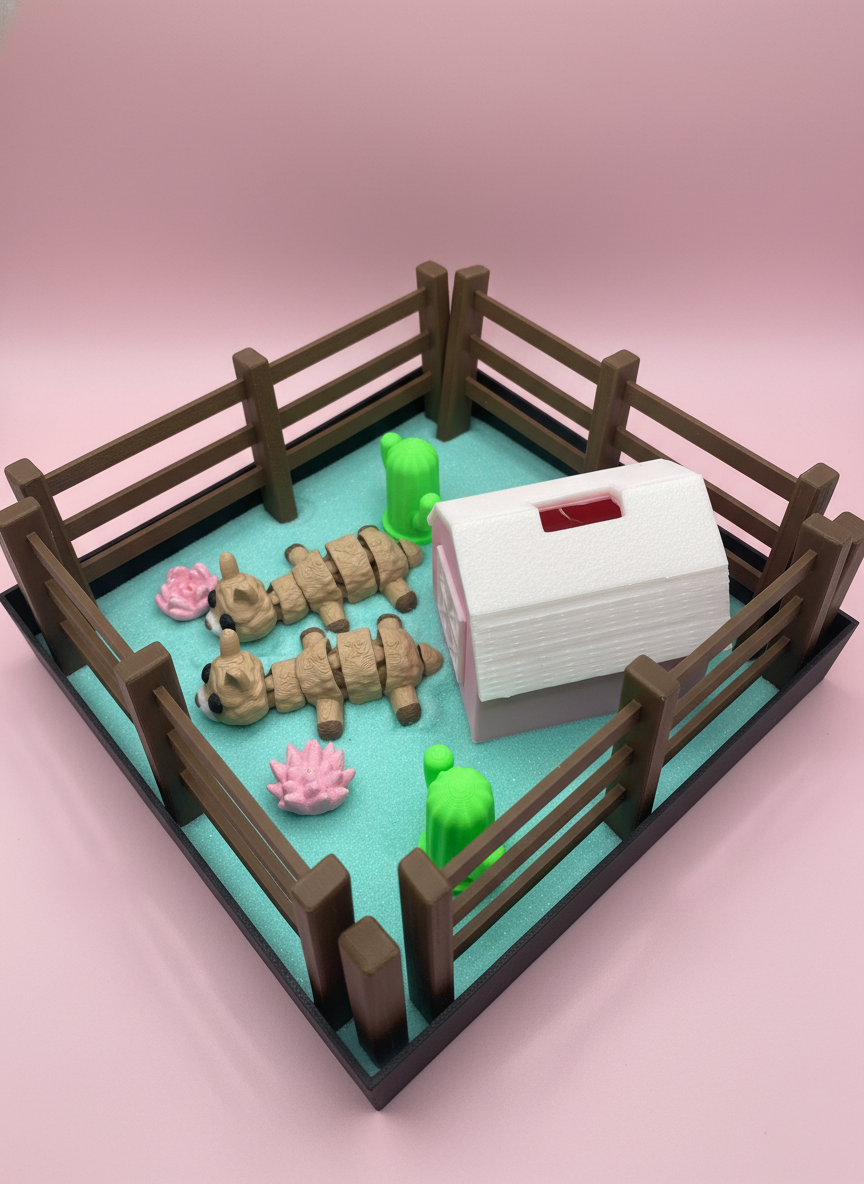 Llama Mini Zen Garden Sand Tray Kit Cute Farm Desk Decor Mini Sand Garden Stress Relief Desk Toy 3D Printed Office Cubicle Decor Gift