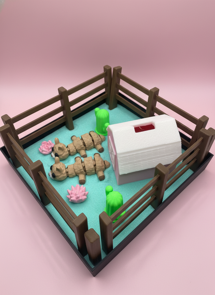 Llama Mini Zen Garden Sand Tray Kit Cute Farm Desk Decor Mini Sand Garden Stress Relief Desk Toy 3D Printed Office Cubicle Decor Gift