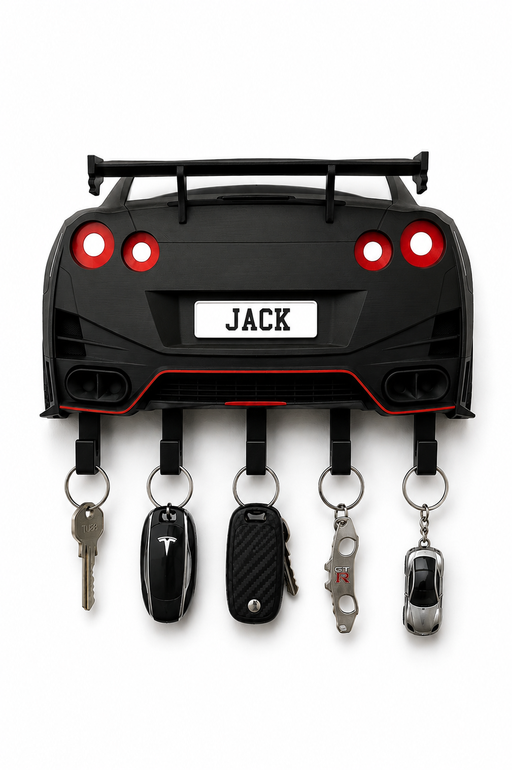 Personalized Sports Car Key Holder, Custom Wall Decor