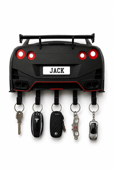 Personalized Sports Car Key Holder, Custom Wall Decor