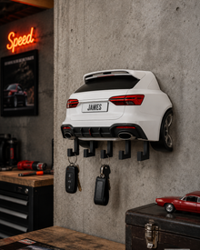Custom Sports Car Key Holder, Personalized Name Decor