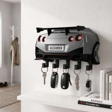 Personalized Sports Car Key Holder, Custom Wall Decor