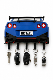Personalized Sports Car Key Holder, Custom Wall Decor