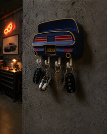 Custom Muscle Car Key Holder, Personalized Garage Decor