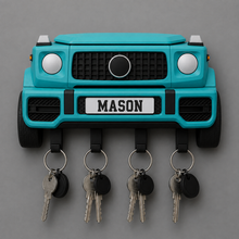Personalized Luxury SUV Key Holder, Custom Name 3D Printed Wall Key Rack