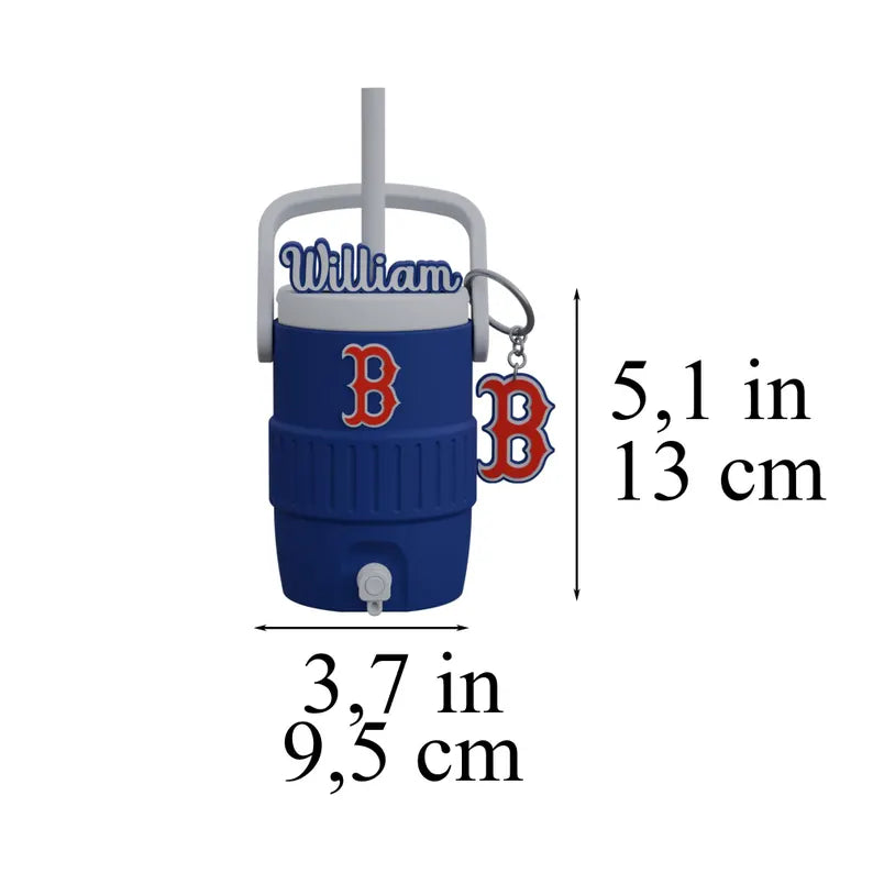 Personalized Baseball Can Holder, Custom Mini Cooler Cup