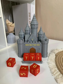 Fantasy Castle Book Counter, Personalized Reading Tracker