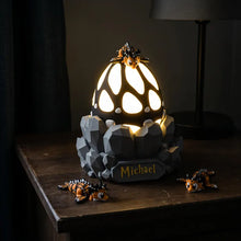 Personalized Dragon Egg Night Light, Custom Baby Dragon Lamp