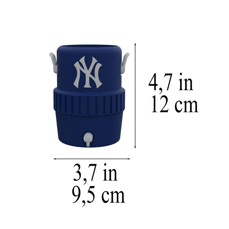 Custom Retro Baseball Can Cooler, Personalized Logo Holder