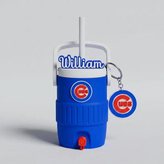 Personalized Mini Cooler Cup, Custom Baseball Can Holder Gift for Boyfriend, Unique Game Day Drink Accessory, 3D Printed Soda Holder