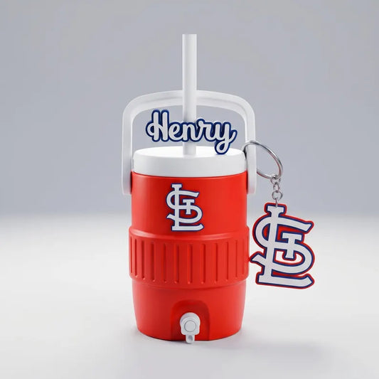 Personalized Name Soda Cooler, Custom Baseball Can Cup Gift for Game Day Fans, Tailgate Party Drink Holder, 3D Printed Koozie