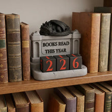Sleeping Dragon Book Counter, Fantasy Reading Tracker