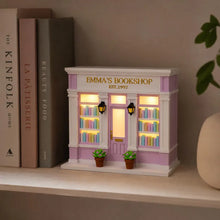 Personalized LED Bookshop Decor, Custom Book Nook Sign