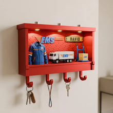 Custom Delivery Driver Key Holder, Personalized LED Wall Decor