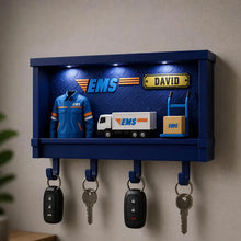 Custom Delivery Driver Key Holder, Personalized LED Wall Decor