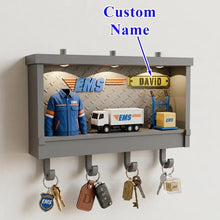 Custom Delivery Driver Key Holder, Personalized LED Wall Decor