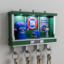 Custom Football Key Holder, Personalized LED Wall Decor