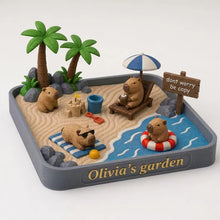 Personalized Capybara Zen Garden