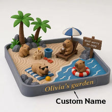 Personalized Capybara Zen Garden