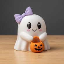 Cute Halloween Ghost Statue, Mini Bookshelf Decor