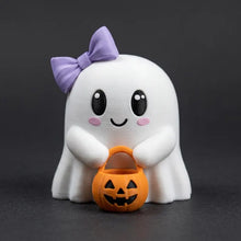 Cute Halloween Ghost Statue, Mini Bookshelf Decor