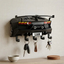 Personalized Sports Car Key Holder, Entryway Key Rack