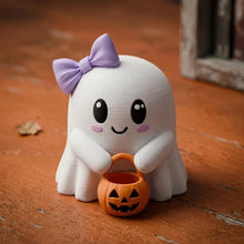 Cute Halloween Ghost Statue, Mini Bookshelf Decor