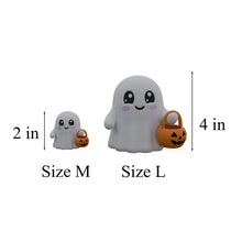 Cute Tiny Trick or Treat Ghost, Halloween Desk Decor