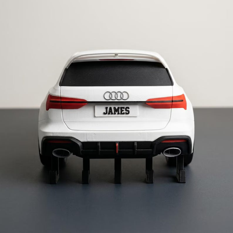 Custom Sports Car Key Holder, Personalized Name Decor