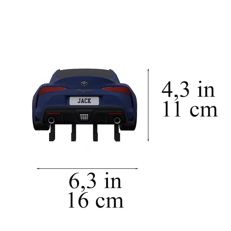 Custom Sports Car Key Holder, Personalized Garage Wall Decor