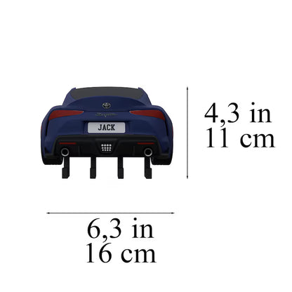 Custom Sports Car Key Holder, Personalized Garage Wall Decor