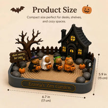 Personalized Halloween Capybara Zen Garden, 3D Printed Desk Decor