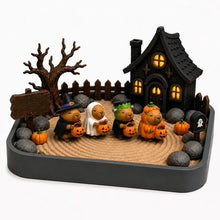 Personalized Halloween Capybara Zen Garden, 3D Printed Desk Decor