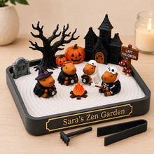 Custom Capybara Halloween Zen Garden