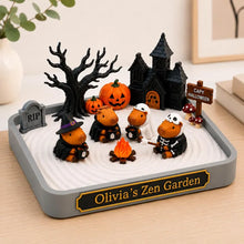 Custom Capybara Halloween Zen Garden