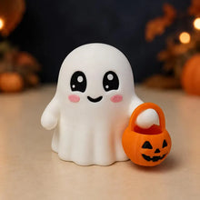 Cute Tiny Trick or Treat Ghost, Halloween Desk Decor