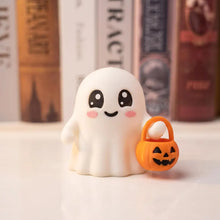 Cute Tiny Trick or Treat Ghost, Halloween Desk Decor