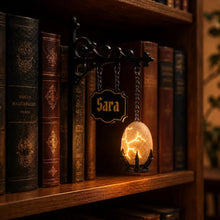 Personalized Dragon Egg Lamp, Gothic Bookshelf Decor