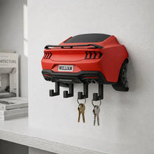 Custom Supercar Key Holder, Personalized Name Wall Decor