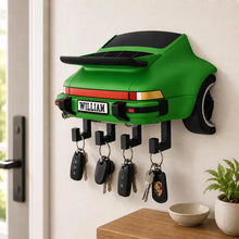 Personalized Classic Sports Car Key Holder, Custom Name Decor