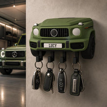 Personalized Luxury SUV Key Holder, Custom Name 3D Printed Wall Key Rack
