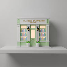 Custom Book Nook Decor, Personalized LED Bookshop Sign